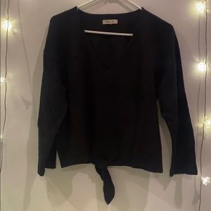 Black V neck madewell top